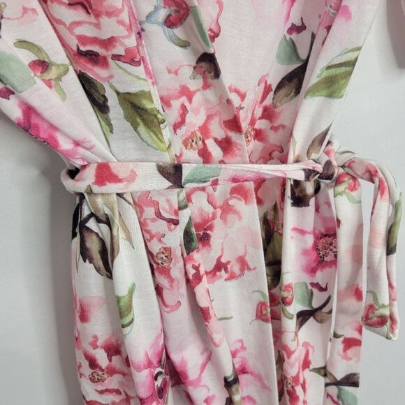 𝅺show ME YOUR MUMU Brie Robe Multicolor Short Sleeve Kimono Floral Cardigan - Picture 10 of 14